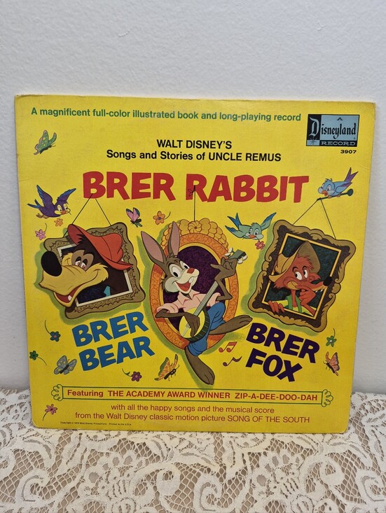 Disney Other - Brer Rabbit Vinyl 1970